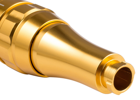 Golden Cosmetic Tattoo Machine Stainless Steel Electric Semi Permanent